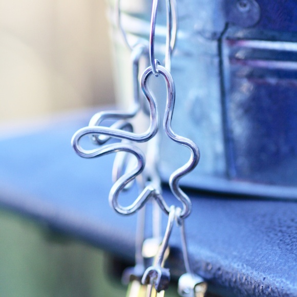 Large Natural Citrine Earrings Sterling Silver 925 , November Birthstone - Picture 4 of 5